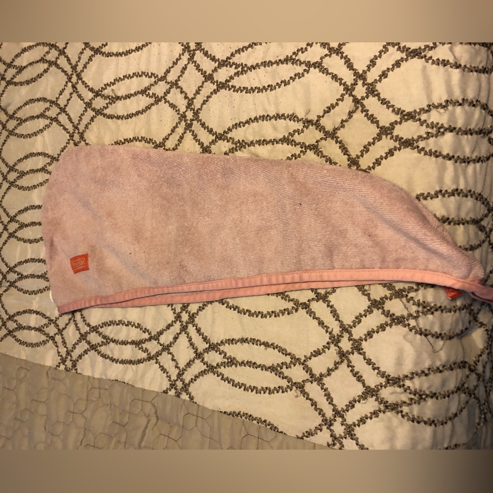 Youlertex pink hair turban